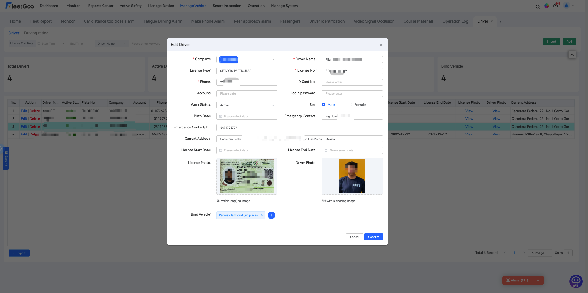 Driver Identity Verification